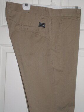 Volcom Mens Flat Front Camel Tan Cotton/Poly Pant NWOT - Size 38W x 32L